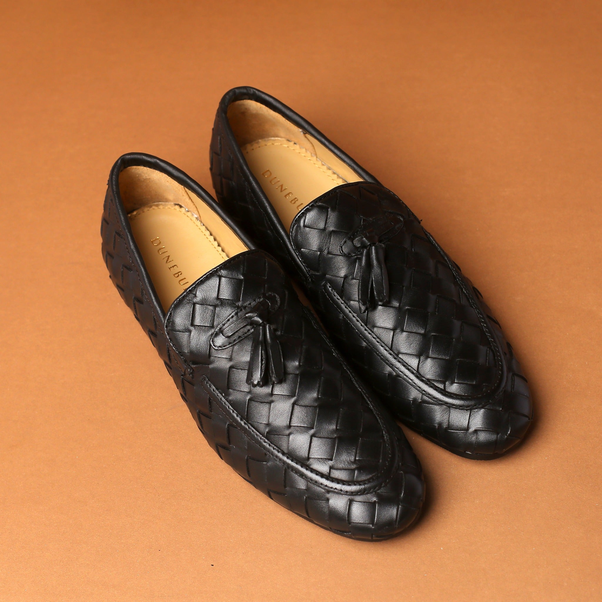 Premium Black Buckle Loafers for Men