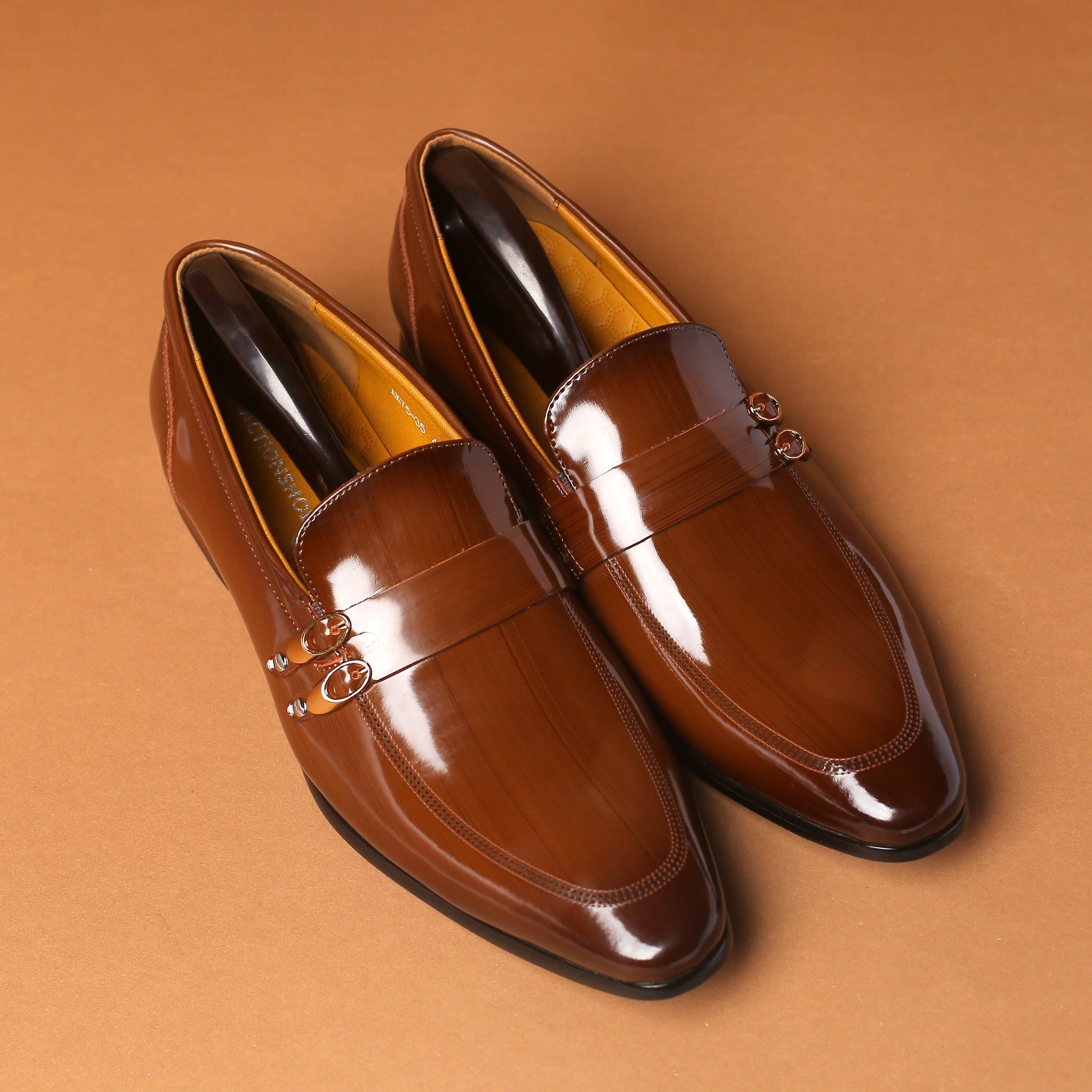 Premium Brown Glossy Formal for Men | Stylish Formal & Casual Shoes