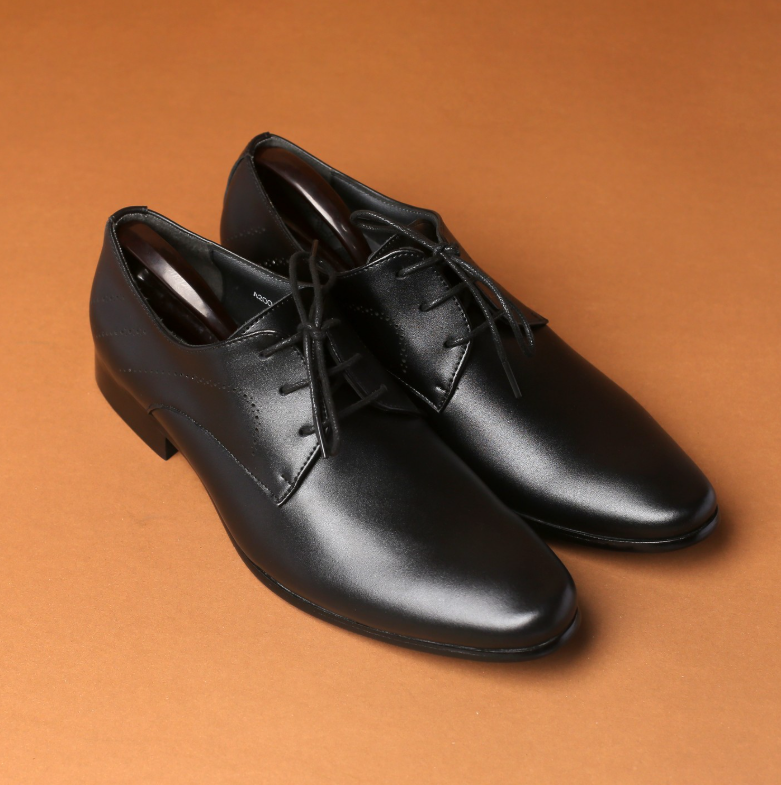 Premium Black Formal Leather Shoes for Men