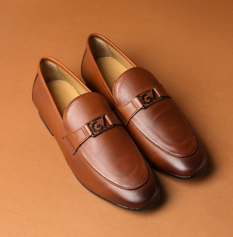 Premium Brown Buckle Loafers for Men