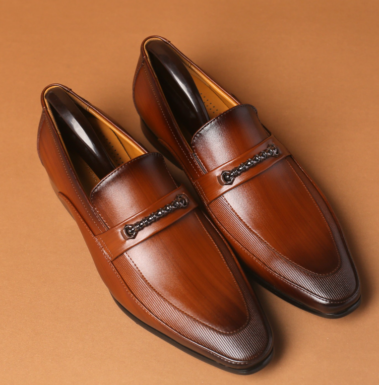 Premium  Brown Glossy Formal for Men | Stylish Formal & Casual Shoes