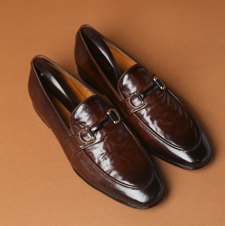 Premium  Brown Glossy Formal for Men | Stylish Formal & Casual Shoes