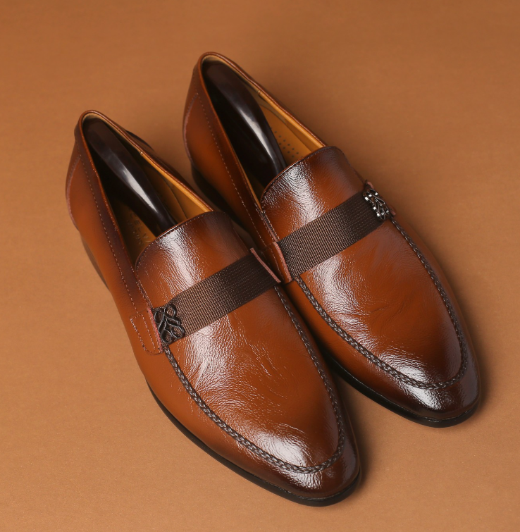 Premium  Brown Glossy Formal for Men | Stylish Formal & Casual Shoes